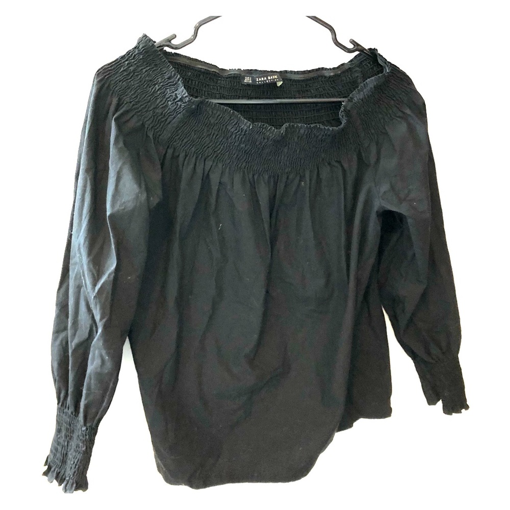 ZARA stretchy off the shoulder top